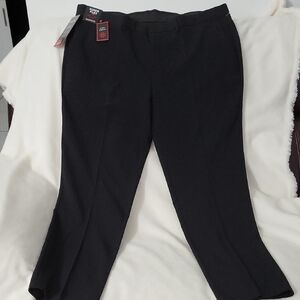 Haggar Classic Black Dress Pants for Men